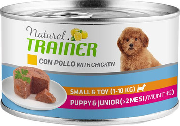 Produktbild von Natural Trainer Maintenance Small & Toy Puppy Huhn Nassfutter - 12 x 150 g