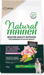 Produktbild von Natural Trainer Selected Quality Nutrition Adult Medium & Maxi Pute - Sparpaket: 2 x 2,5 kg