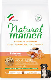 Produktbild von Natural Trainer Sensitive Adult Medium & Maxi mit Lachs - 2 x 3 kg