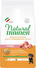 Produktbild von Natural Trainer Sensitive Adult Small & Toy mit Schwein - 2 kg