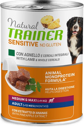 Produktbild von Natural Trainer Sensitive No Gluten Adult Lamm & Vollkorngetreide - 400 g