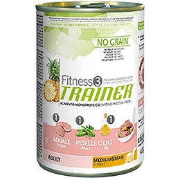 Produktbild von Natural Trainer Sensitive No Gluten Adult Schwein & Vollkorngetreide - 400 g