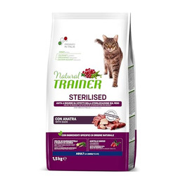 Produktbild von Natural Trainer Sterilised Ente - 1,5 kg