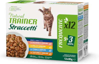 Produktbild von Natural Trainer Streifen in Soße Katzenfutter Mixpaket - 12 x 85 g