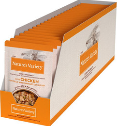 Produktbild von Nature's Variety Bites in Soße mit Huhn - 22 x 85 g