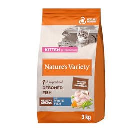 Produktbild von Nature's Variety Healthy Grains Kitten Weißfisch - 3 kg