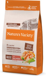Produktbild von Nature's Variety Healthy Grains Sterilized Adult Lachs - 2 x 1,25 kg