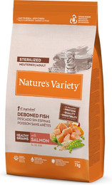 Produktbild von Nature's Variety Healthy Grains Sterilized Adult Lachs - 7 kg