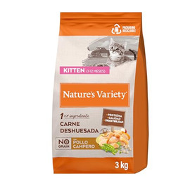 Produktbild von Nature's Variety No Grain Kitten Trockenfutter mit Freilandhuhn - 3 kg