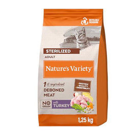 Produktbild von Nature's Variety No Grain Sterilized Adult Truthahn Trockenfutter für Katzen - 1,25 kg