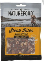 Produktbild von NATUREFOOD Steak Bites 3x100g Ente
