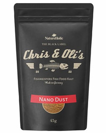 Produktbild von NatureHolic Chris und Olis Nano Dust Fischfutter - 45 g