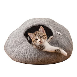 Produktbild von naturling Katzenhöhle rund Filz Katzenbett