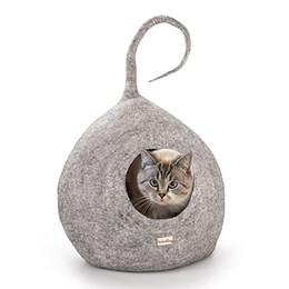 Produktbild von naturling Katzenhöhle Spiky Filz Katzenbett Maxi für große Katzen