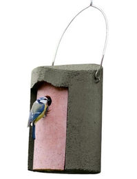 Naturschutzprodukt Nisthöhle Typ 1B Flugloch 32 mm grün – Bild 1 von 4