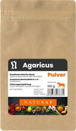 Produktbild von NATUSAT Agaricus Pulver - 100 g