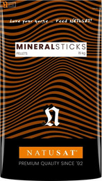 Produktbild von NATUSAT Mineralsticks Pellets - 15 kg