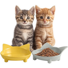 Produktbild von Navaris Futternapf Set 2-teilig für Katzen - 2 x 210 ml