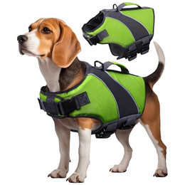 Produktbild von Navaris Hundeschwimmweste für Hunde, verstellbar, Größe S