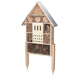 Produktbild von Navaris Insektenhotel aus Holz mit Standfüßen