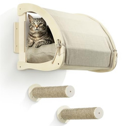 Produktbild von Navaris Katzenbett mit Stufen für die Wand