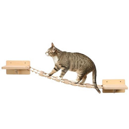 Produktbild von Navaris Kletterwand Katzen Set aus Kiefernsperrholz mit Plattformen