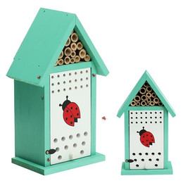 Produktbild von Navaris Marienkäferhaus Insektenhotel aus Kiefernholz