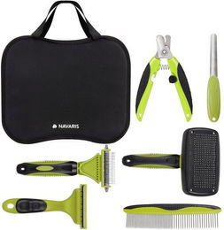 Produktbild von Navaris Premium Haustier-Pflegeset 6-teilig