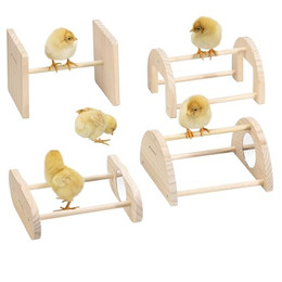 Produktbild von Navaris Vogel-Trainings-Spielzeug 4er Set aus Kiefernholz