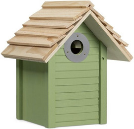 Produktbild von Navaris Vogelhaus aus Holz zum Aufhängen - Nistkasten für Meisen und Singvögel