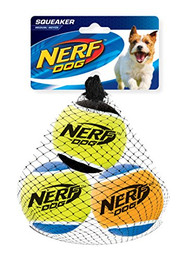 Produktbild von Nerf Dog Tennisbälle mit Quietscher M - 3 x 6,5 cm