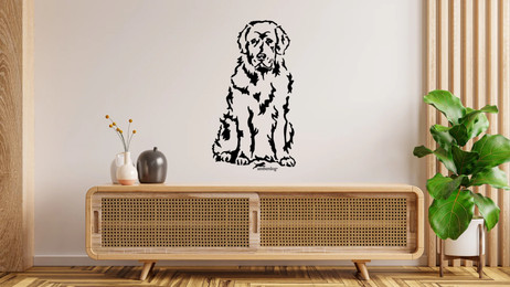 Produktbild von Neufundländer Wandtattoo Wandsticker Wandaufkleber Wanddekoration