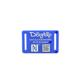 NFC21 Hunde-Halsband Digitale Hundemarke DOGTAP Light aus Silikon mit NFC-Chip und QR-Code - 1 Stk. – Bild 1 von 5