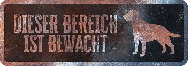 Produktbild von Niederländisches Golden Retriever-Warnschild D&D Home