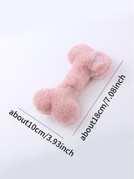 Produktbild von Niedliche Liebesknochen Plüsch Vokal Hundespielzeuge mit BB genannt Zähneknirschen Bissfest Interaktives Spiel Haustierbedarf XS