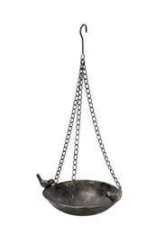 Produktbild von Niedliche Vogeltränke antik braun hängend - 1 Stk.