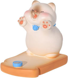 Produktbild von Niedlicher Katzen Handyhalter Harz Mini Tragbarer Handy Ständer Schreibtisch Ornament für Schlafzimmer Büro