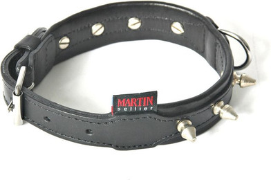 Produktbild von Nieten-Hundehalsband aus Rindsleder Martin Sellier