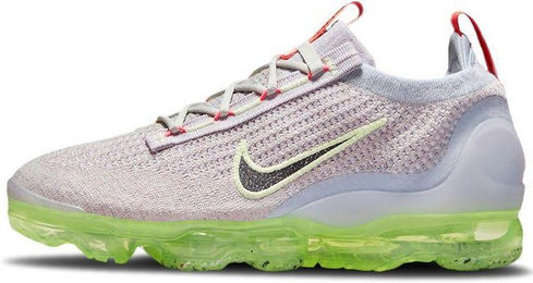 Produktbild von Nike Air VaporMax 2021 Flyknit Light Bone Lime Ice Damen Sneaker Weiß Ghost Schwarz DC4112-003 37.5