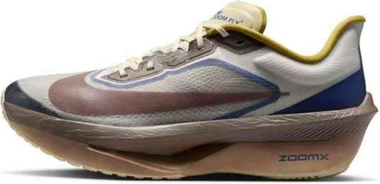 Produktbild von Nike Zoom Fly 6 Premium Cave Stone Blue Void Herren Sneaker Braun Light-Bone Burgundy-Crush HV4366-072 39