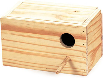 Produktbild von Nistkasten aus Holz für Agaporniden horizontal Arquivet