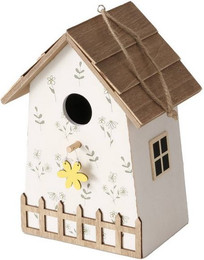 Produktbild von Nistkasten KAMILLE mit Blumenmuster