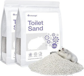 Produktbild von Niteangel Hamstersand Trainingsstreu für kleine Nager - 2 x 1,4 l
