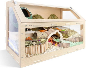 Produktbild von Niteangel Vista Hamsterkäfig mit schräger Öffnung MDF Aspen