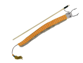 Produktbild von Nobby Angel mit Plüschschwurm Katzenspielzeug