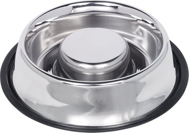 Produktbild von Nobby Anti-Schling-Edelstahlnapf, rutschfest - 1,35 l