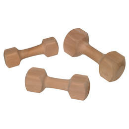 Produktbild von Nobby Apportierholz aus Holz in Hantel-Form für Hunde - 1000 g