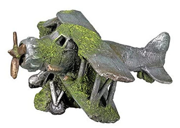 Produktbild von Nobby Aquariendeko Doppeldecker-Flugzeug - 1 Stk.