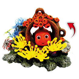 Nobby Aquariendekoration Fisch im Krug mit Pflanzen – Bild 1 von 2