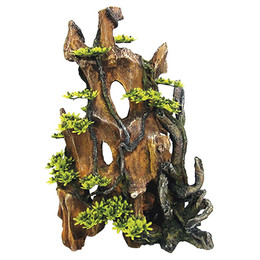 Produktbild von Nobby Aquariendekoration Holz mit Pflanzen braun